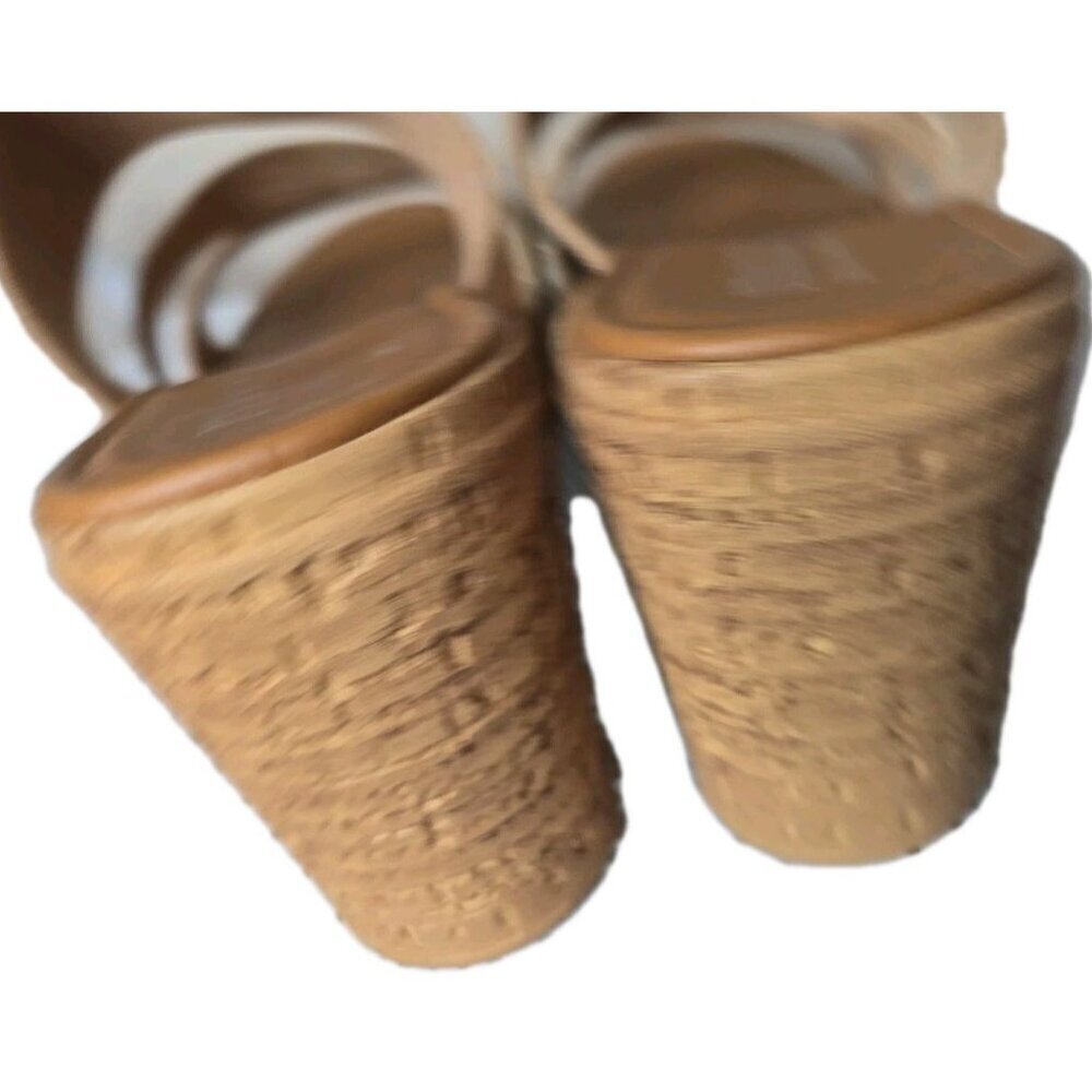 Italian Shoemakers NWOB Jurie Women's Tan Wedge Sandals Size 10 (7747039) NEW - Picture 3 of 8